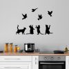 Stylish Black Decorative Metal Wall Accessory, 79 x 110 cm | 100% Metal, 1.5 mm Thick | Lightweight & Easy to Hang | Perfect for Modern Decor