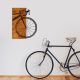Elegant Decorative Wooden Wall Accessory, 45 x 58 cm | 50% Wood (3 cm Thick) & 50% Metal | Walnut & Black Finish, Unique Texture Variations