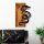 Elegant Decorative Wooden Wall Accessory, Walnut & Black, 40 x 58 x 3 cm | 100% Wood (3 cm) & Metal (1.5 mm) | Unique Design for Stylish Home Decor