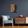 Elegant Decorative Wooden Wall Accessory, 45 x 58 cm | 50% Wood (3 cm Thick) & 50% Metal | Unique Walnut & Black Finish, Perfect for Modern Decor