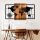 Elegant Decorative Wooden Wall Accessory, 70 x 121 cm | 100% Real Wood (3 cm) & Metal (1.5 mm) | Unique Walnut & Black Finish, Perfect for Any Space