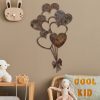 Hand-Painted Decorative Metal Wall Accessory, Antiquation Color, 35 x 21 cm | Durable 1.5 mm Metal Body | Unique Art Piece for Home Decor
