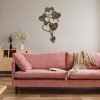 Hand-Painted Decorative Metal Wall Accessory, Antiquation Color, 35 x 21 cm | Durable 1.5 mm Metal Body | Unique Art Piece for Home Decor