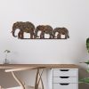Hand-Painted Decorative Metal Wall Accessory, Antiquation Finish, 15 x 50 cm | Durable 1.5 mm Metal Body | Unique Art for Home Décor & Style