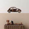 Hand-Painted Decorative Metal Wall Accessory, 50 x 20 x 1.5 cm | 100% Metal, 1.5 mm Thick | Unique Color Variations for Stylish Home Decor