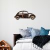 Hand-Painted Decorative Metal Wall Accessory, 50 x 20 x 1.5 cm | 100% Metal, 1.5 mm Thick | Unique Color Variations for Stylish Home Decor