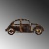 Hand-Painted Decorative Metal Wall Accessory, 50 x 20 x 1.5 cm | 100% Metal, 1.5 mm Thick | Unique Color Variations for Stylish Home Decor