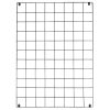 Stylish Black Decorative Metal Wall Accessory, 50 x 70 x 3 cm | 100% Metal with 10 Tiny Latches | Perfect for Modern Home Decor & Unique Displays