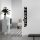 Stylish Black Decorative Metal Wall Accessory, 70 x 13 cm | 100% Metal, 1.5 mm Thick | Easy Wall Mounting, Perfect for Modern Home Decor