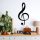 Stylish Black Decorative Metal Wall Accessory, 28 x 59 cm | 100% Metal, 1.5 mm Thickness | Easy Wall Mounting for Modern Home Decor