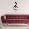 Stylish Black Decorative Metal Wall Accessory, 28 x 59 cm | 100% Metal, 1.5 mm Thickness | Easy Wall Mounting for Modern Home Decor