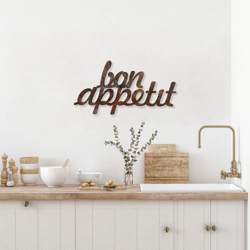 Hand-Painted Decorative Metal Wall Accessory, 30 x 50 cm, 1.5 mm Thick, Antiquation Finish | Unique Art Piece for Home Decor, Adds Charm & Style