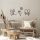 Stylish Black Decorative Metal Wall Accessory (3 Pieces) | 100% Metal, 1.5 mm Thick | Sizes: 22x24 cm, 18x30 cm, 18x25 cm | Easy Wall Hanging, Modern Design