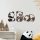 Hand-Painted Decorative Metal Wall Accessory (3 Pieces) | Antiquation Finish | Sizes: 26x18cm, 27x20cm, 18x28cm | Unique Art for Home Decor