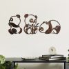Hand-Painted Decorative Metal Wall Accessory (3 Pieces) | Antiquation Finish | Sizes: 26x18cm, 27x20cm, 18x28cm | Unique Art for Home Decor