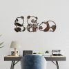 Hand-Painted Decorative Metal Wall Accessory (3 Pieces) | Antiquation Finish | Sizes: 26x18cm, 27x20cm, 18x28cm | Unique Art for Home Decor
