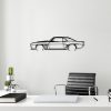 Stylish Black Decorative Metal Wall Accessory, 70 x 18 cm | 100% Metal, 1.5 mm Thickness | Easy Wall Mounting for Modern Home Decor