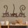 Hand-Painted Decorative Metal Wall Accessory, 33 x 60 cm, 1.5 mm Thick, Antiquation Finish | Unique Art Piece for Home Decor, Adds Charm & Style
