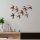Hand-Painted Decorative Metal Wall Accessory, 69 x 41 x 7 cm | 100% Metal, 1.5 mm Thick | Unique Art Piece for Home Decor, Color Variations May Occur