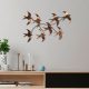 Hand-Painted Decorative Metal Wall Accessory, 69 x 41 x 7 cm | 100% Metal, 1.5 mm Thick | Unique Art Piece for Home Decor, Color Variations May Occur