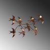 Hand-Painted Decorative Metal Wall Accessory, 69 x 41 x 7 cm | 100% Metal, 1.5 mm Thick | Unique Art Piece for Home Decor, Color Variations May Occur
