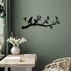 Durable Metal Wall Hook, Black, 67 x 27 x 2 cm | 100% Metal Construction, Easy Installation with Screws | Ideal for Home Organization & Decor