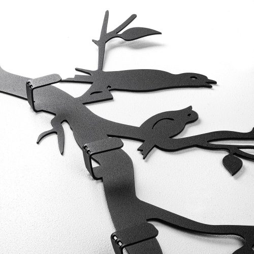 Durable Metal Wall Hook, Black, 67 x 27 x 2 cm | 100% Metal Construction, Easy Installation with Screws | Ideal for Home Organization & Decor