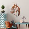 Hand-Painted Decorative Metal Wall Accessory, 38 x 53 cm | 100% Metal, 1.5 mm Thick | Unique Color Variations for Stylish Home Decor