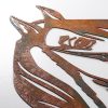 Hand-Painted Decorative Metal Wall Accessory, 38 x 53 cm | 100% Metal, 1.5 mm Thick | Unique Color Variations for Stylish Home Decor