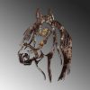 Hand-Painted Decorative Metal Wall Accessory, 38 x 53 cm | 100% Metal, 1.5 mm Thick | Unique Color Variations for Stylish Home Decor