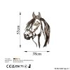 Hand-Painted Decorative Metal Wall Accessory, 38 x 53 cm | 100% Metal, 1.5 mm Thick | Unique Color Variations for Stylish Home Decor
