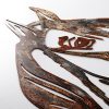 Hand-Painted Decorative Metal Wall Accessory, 38 x 53 cm | 100% Metal, 1.5 mm Thick | Unique Color Variations for Stylish Home Decor