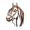 Hand-Painted Decorative Metal Wall Accessory, 38 x 53 cm | 100% Metal, 1.5 mm Thick | Unique Color Variations for Stylish Home Decor