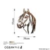 Hand-Painted Decorative Metal Wall Accessory, 38 x 53 cm | 100% Metal, 1.5 mm Thick | Unique Color Variations for Stylish Home Decor