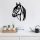 Stylish Black Decorative Metal Wall Accessory, 40 x 55 cm | 100% Metal, 1.5 mm Thickness | Easy Wall Mounting, Perfect for Modern Decor