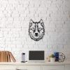 Stylish Black Decorative Metal Wall Accessory, 38 x 50 cm | 100% Metal, 2 mm Thickness | Easy Wall Hanging, Perfect for Modern Home Decor
