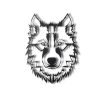 Stylish Black Decorative Metal Wall Accessory, 38 x 50 cm | 100% Metal, 2 mm Thickness | Easy Wall Hanging, Perfect for Modern Home Decor