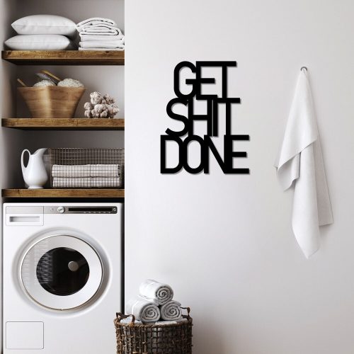 Stylish Black Decorative Metal Wall Accessory, 38 x 48 cm | 100% Metal, 1.5 mm Thickness | Lightweight 0.72 kg | Perfect for Modern Home Decor