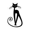 Stylish Black Decorative Metal Wall Accessory, 37 x 60 cm | 100% Metal, 1.5 mm Thickness | Perfect for Modern Home Decor & Unique Wall Art