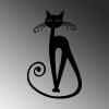 Stylish Black Decorative Metal Wall Accessory, 37 x 60 cm | 100% Metal, 1.5 mm Thickness | Perfect for Modern Home Decor & Unique Wall Art