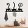 Durable Metal Wall Hook, Black, 60 x 37 x 2 cm | 100% Metal Construction, Easy Installation with Screws | Ideal for Home Organization & Decor
