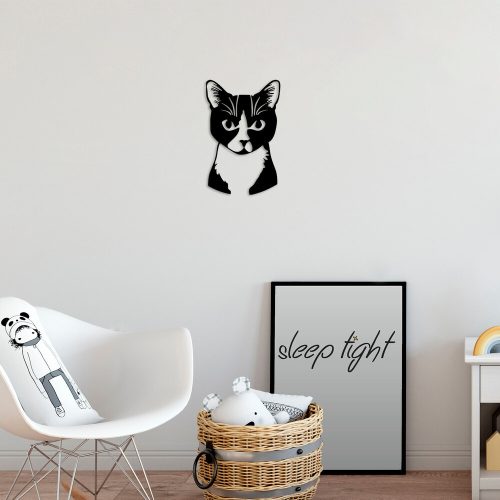 Stylish Black Decorative Metal Wall Accessory, 39 x 60 cm | 100% Metal, 1.5 mm Thickness | Easy Wall Mounting for Modern Home Decor