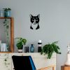 Stylish Black Decorative Metal Wall Accessory, 39 x 60 cm | 100% Metal, 1.5 mm Thickness | Easy Wall Mounting for Modern Home Decor