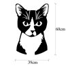 Stylish Black Decorative Metal Wall Accessory, 39 x 60 cm | 100% Metal, 1.5 mm Thickness | Easy Wall Mounting for Modern Home Decor