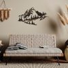 Hand-Painted Decorative Metal Wall Accessory, 70 cm x 40 cm, 100% Metal (1.5 mm) | Unique Color Variations | Stylish Accent for Home Decor