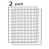 Stylish Decorative Metal Wall Accessory (2 Pieces), Black, 50 x 70 x 3 cm | 100% Metal with 10 Tiny Latches | Perfect for Modern Home Decor & Art Display