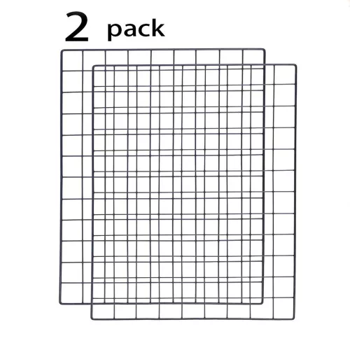 Stylish Decorative Metal Wall Accessory (2 Pieces), Black, 50 x 70 x 3 cm | 100% Metal with 10 Tiny Latches | Perfect for Modern Home Decor & Art Display