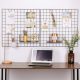 Stylish Decorative Metal Wall Accessory (2 Pieces), Black, 60 x 60 x 3 cm | 100% Metal with 10 Tiny Latches | Perfect for Modern Home Decor & Art Display