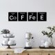 Stylish Decorative Metal Wall Accessory (4 Pieces), Black, 18 x 18 cm | 100% Metal, 1.5 mm Thickness | Perfect for Modern Home Decor & Accent Walls