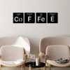 Stylish Decorative Metal Wall Accessory (4 Pieces), Black, 18 x 18 cm | 100% Metal, 1.5 mm Thickness | Perfect for Modern Home Decor & Accent Walls